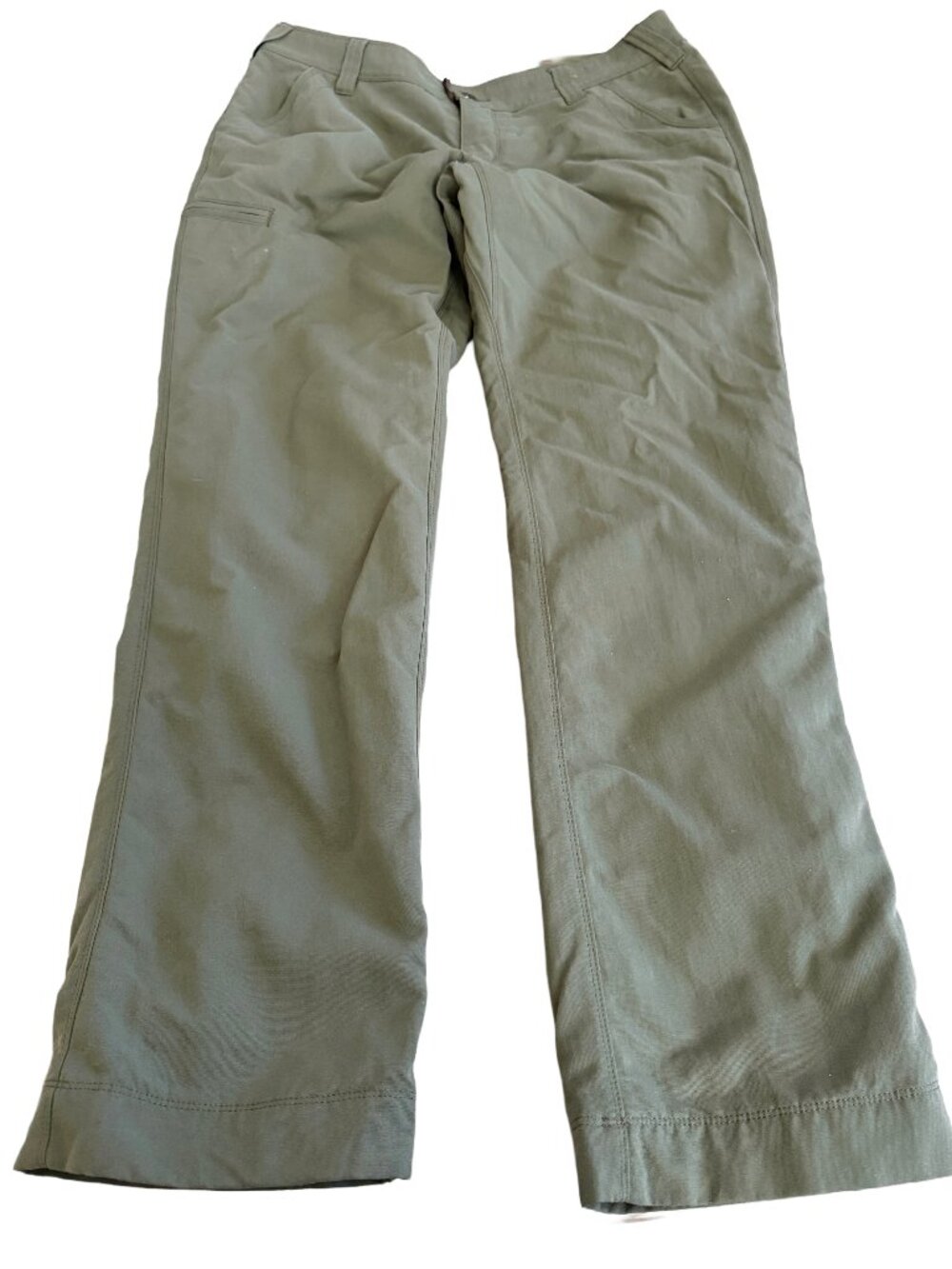 Marmot Women's 10 Olive Green Flannel Lined Hiking Camping Pants